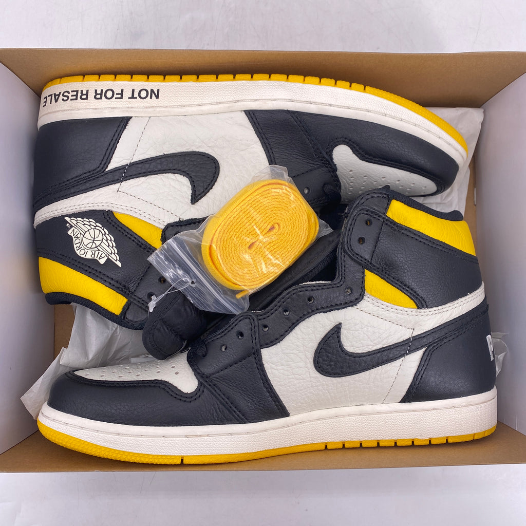 Air Jordan 1 Retro High OG "Not For Resale Yellow" 2018 New Size 10.5