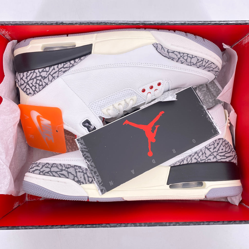 Air Jordan 3 Retro "White Cement Reimagined" 2023 New Size 10