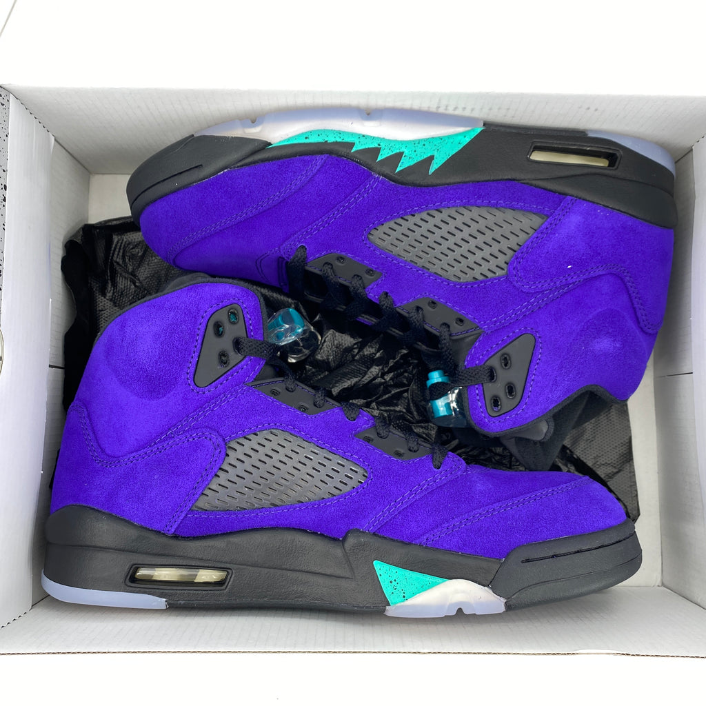 Air Jordan 5 Retro "Alternate Grape" 2020 New Size 8