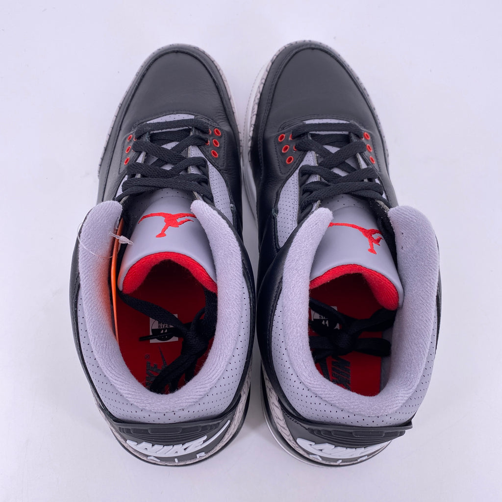 Air Jordan 3 Retro "Black Cement" 2024 New Size 11