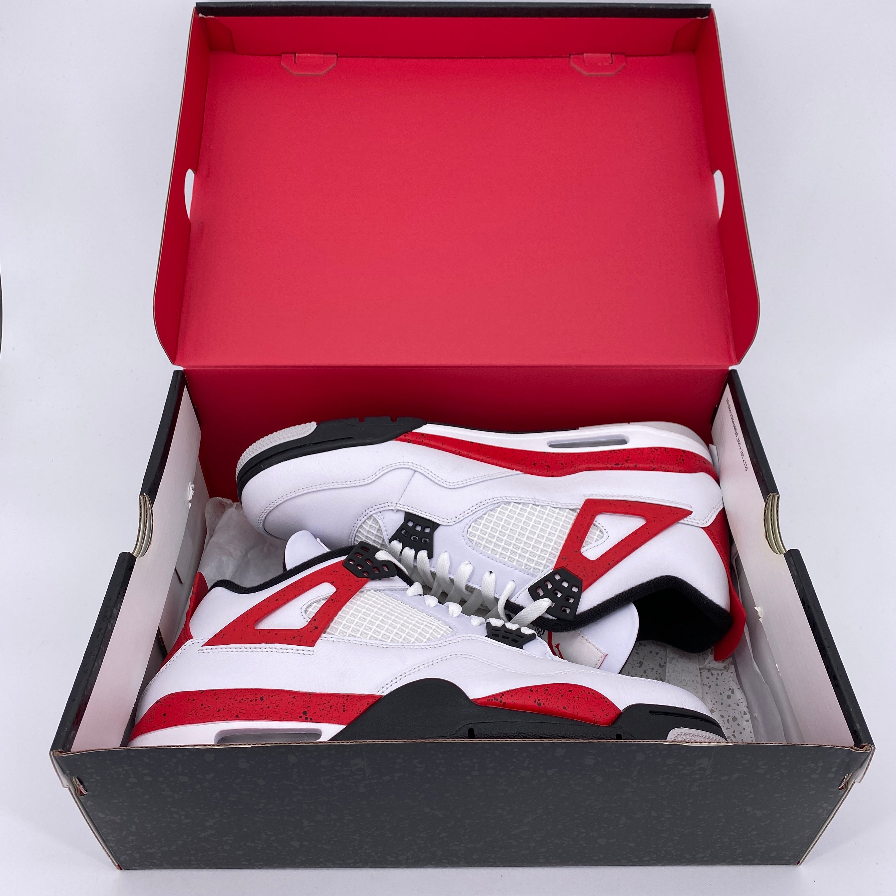 Air Jordan 4 Retro &quot;Red Cement&quot; 2023 New Size 12.5