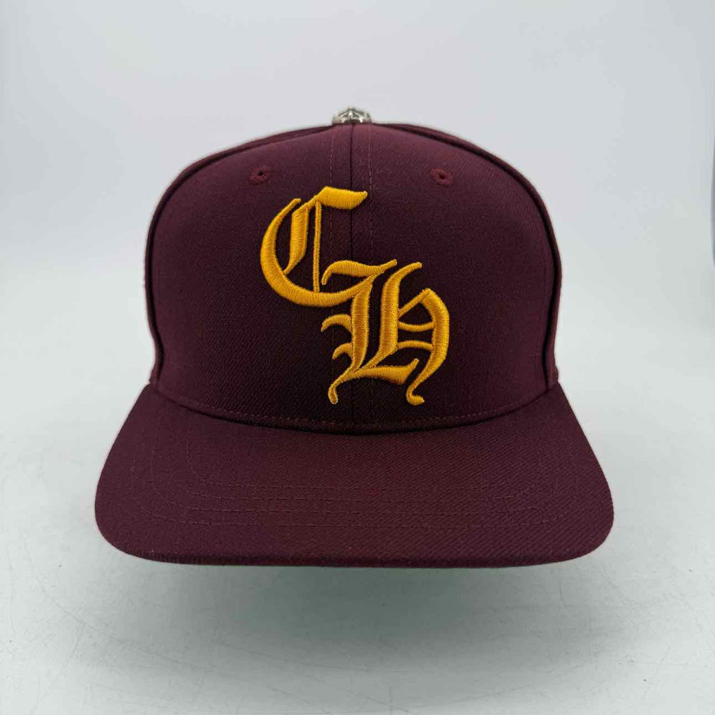 Chrome Hearts Snapback "BASEBALL" New Maroon Size OS