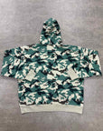 Bape Zip Up "WOODLAND CAMO" Green New Size 2XL