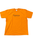 Supreme T-Shirt "SHOP" Orange New Size 2XL