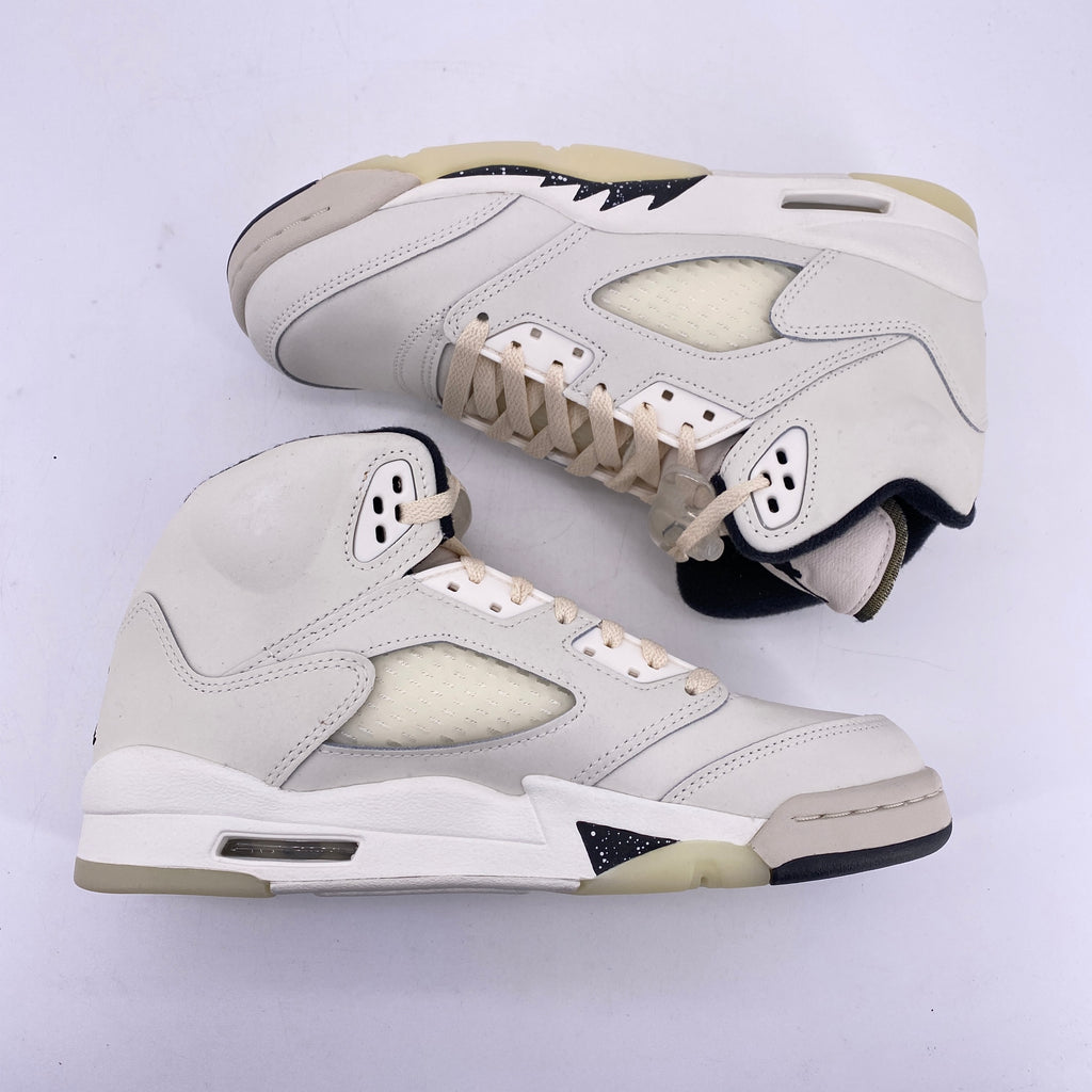 Air Jordan (GS) 5 Retro "Sail" 2024 New Size 6.5Y