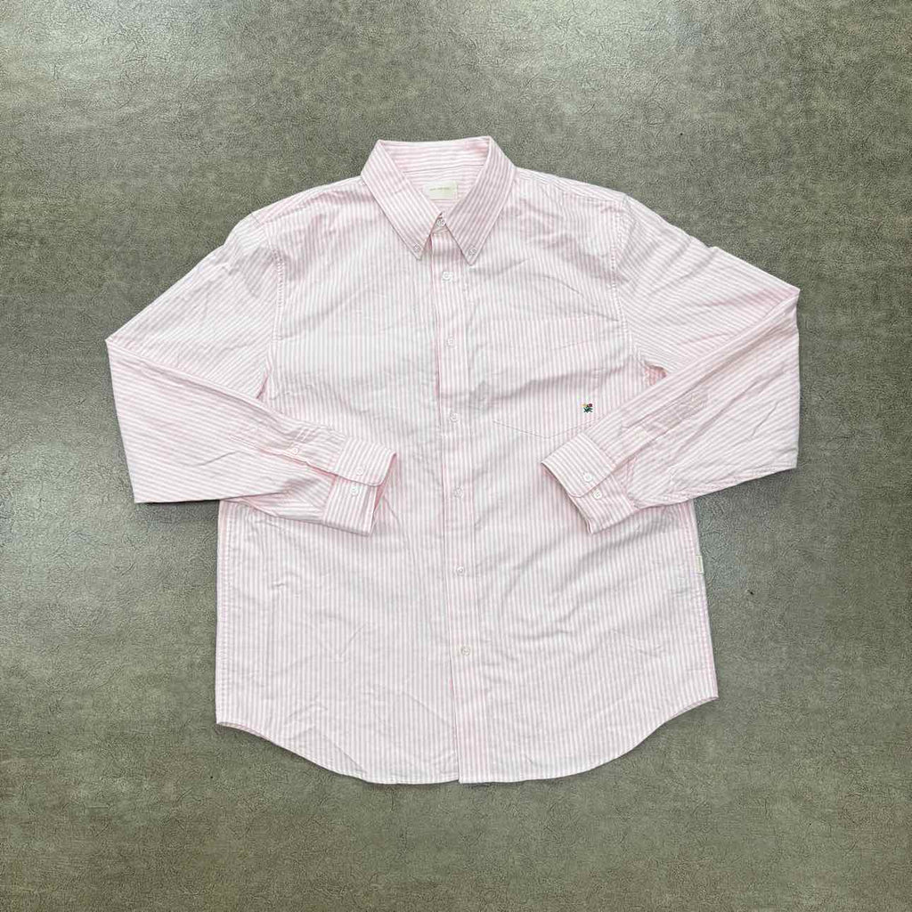 Aime Leon Dore Button Up "STRIPE" Pink New Size XL