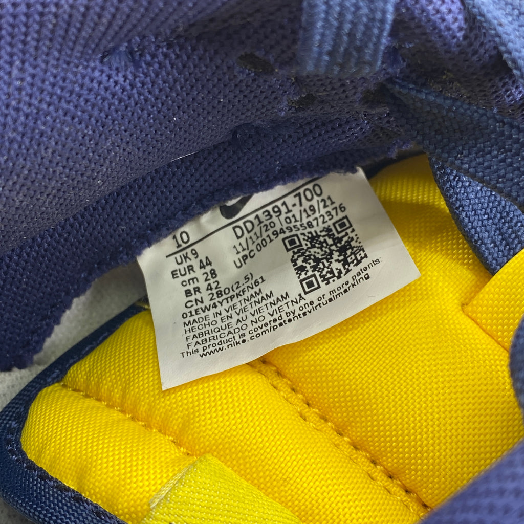 Nike Dunk Low "Michigan" 2021 New Size 10
