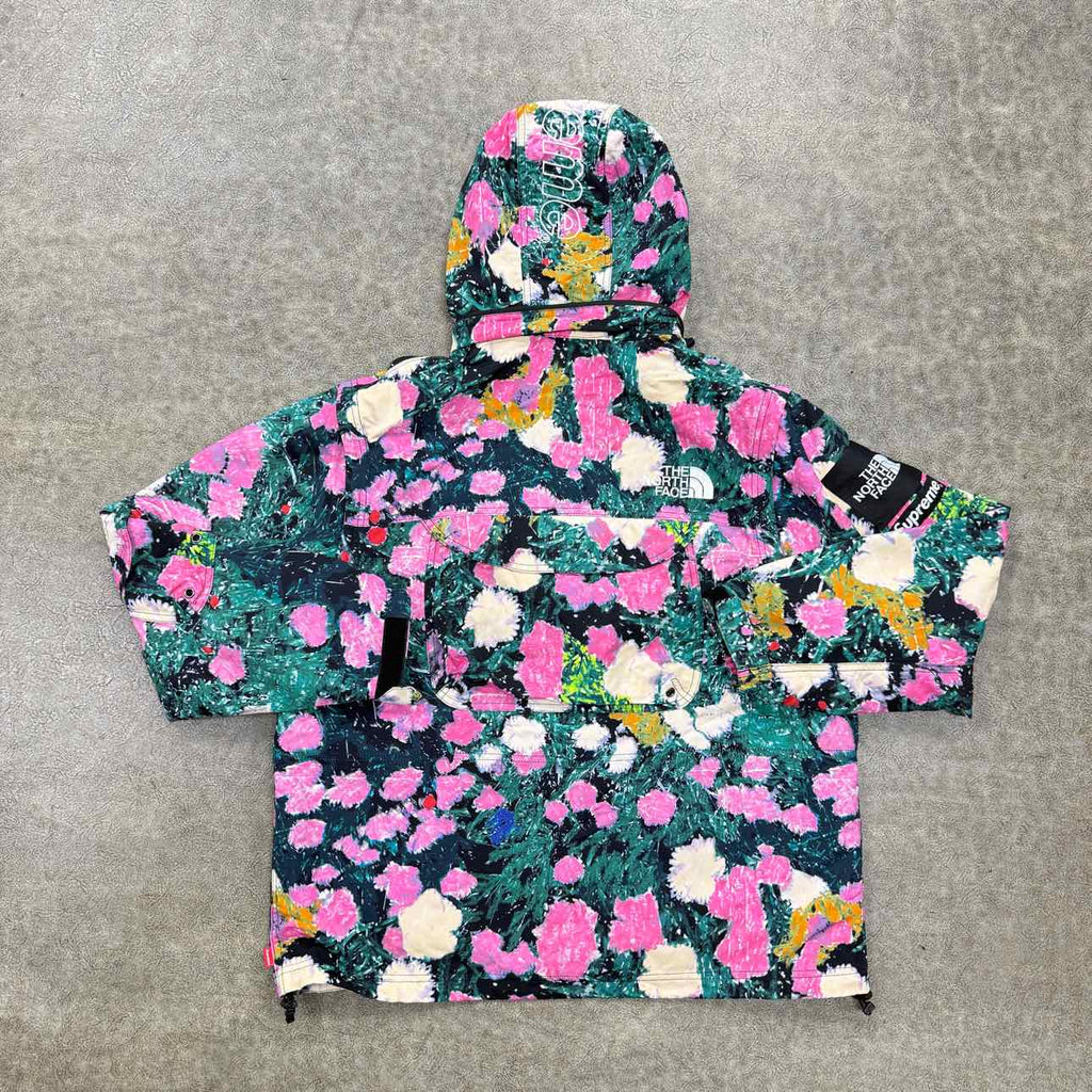 Supreme Jacket "FLOWERS" Multi-Color Used Size L