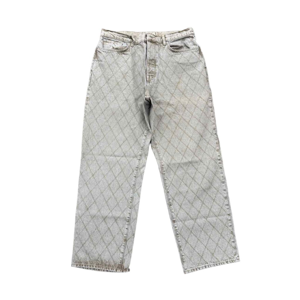Stussy Jeans "QUILTED" Beige New Size 32