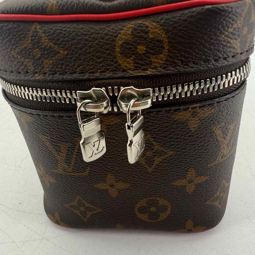 Louis Vuitton Toiletry Bag "NICE MINI" Used Brown