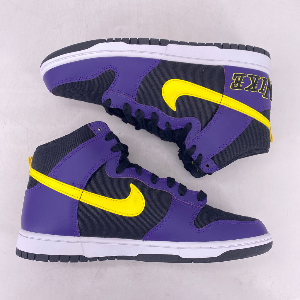 Nike Dunk High PRM "Lakers" 2021 New Size 10.5