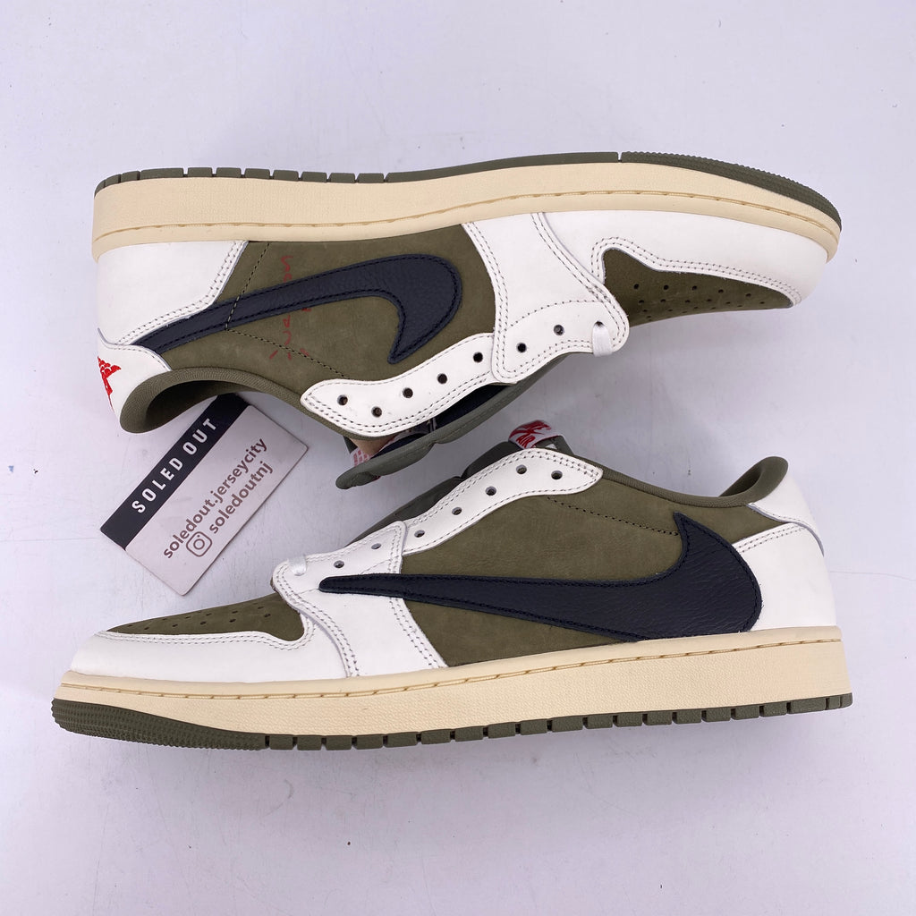 Air Jordan 1 Low OG SP "Travis Scott Medium Olive" 2024 New Size 12.5