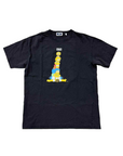 Kith T-Shirt "SIMPSONS FAMILY STACK" Black New Size S