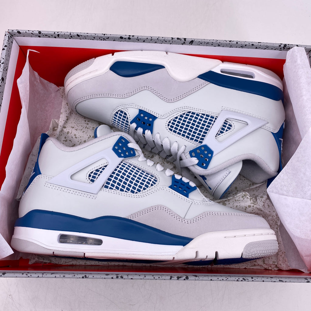 Air Jordan 4 Retro "Military Blue" 2024 New Size 7.5