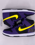 Nike Dunk High PRM "Lakers" 2021 New Size 10.5