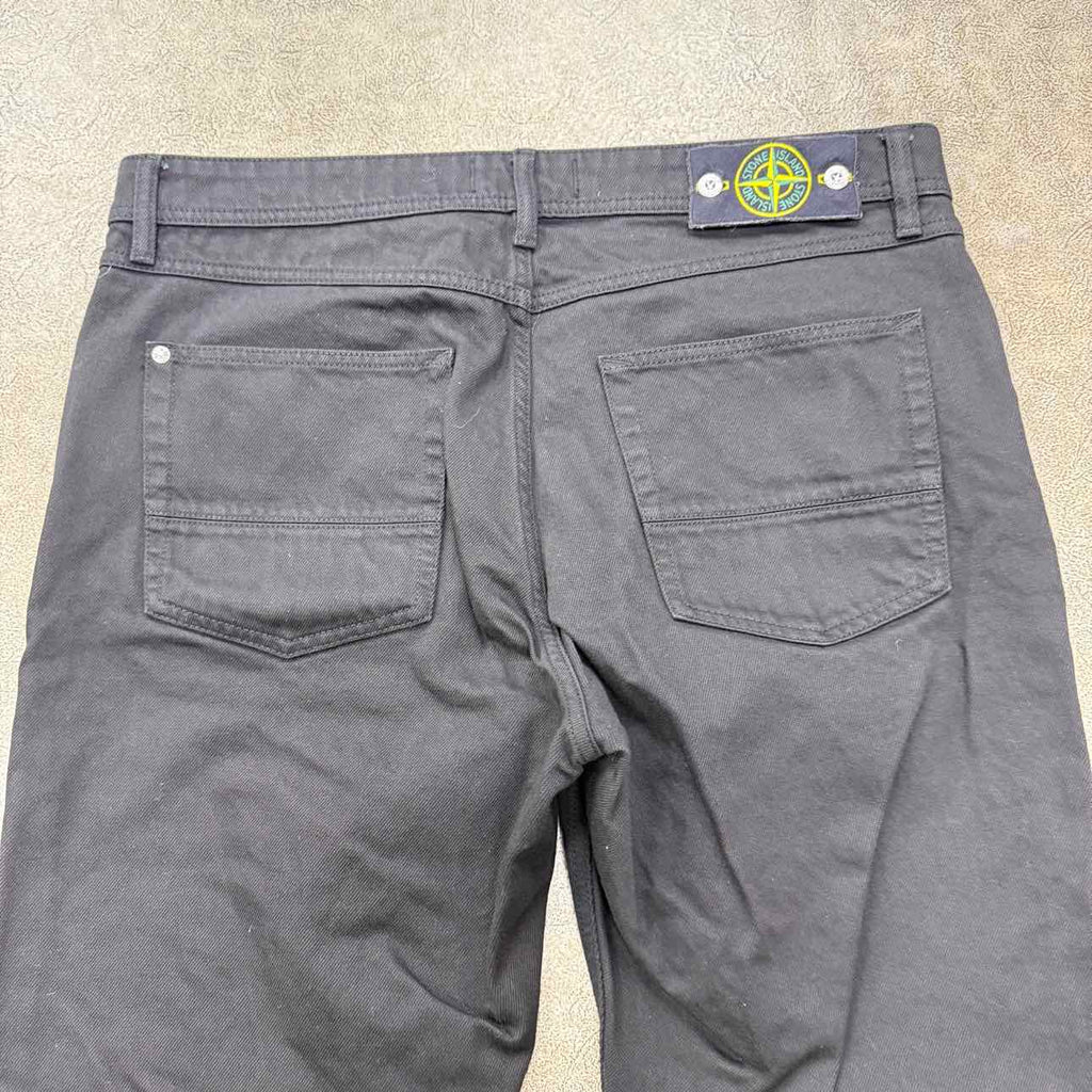 Stone Island Jeans "PATCH" Black Used Size 36