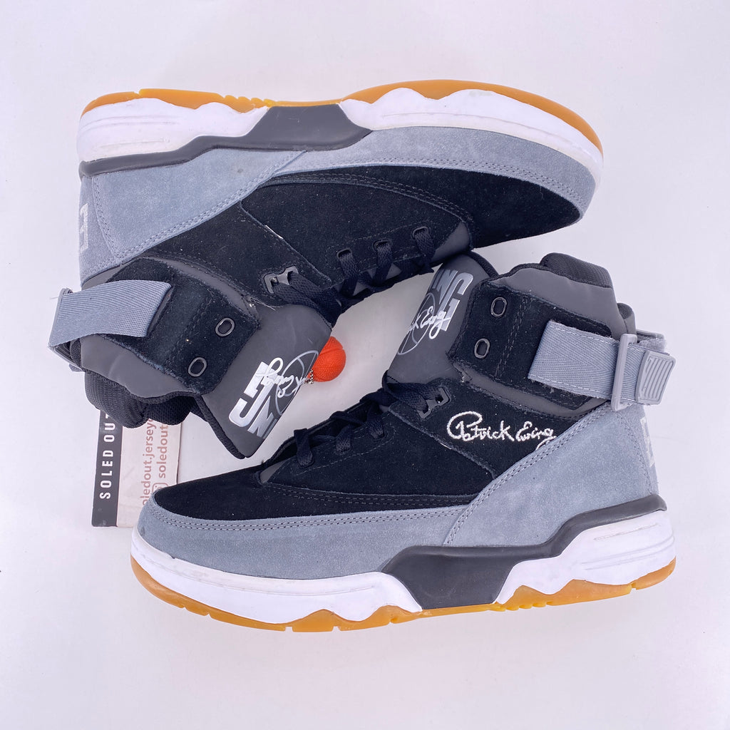 Reebok Ewing 33 Hi "Grey Black"  New Size 10.5