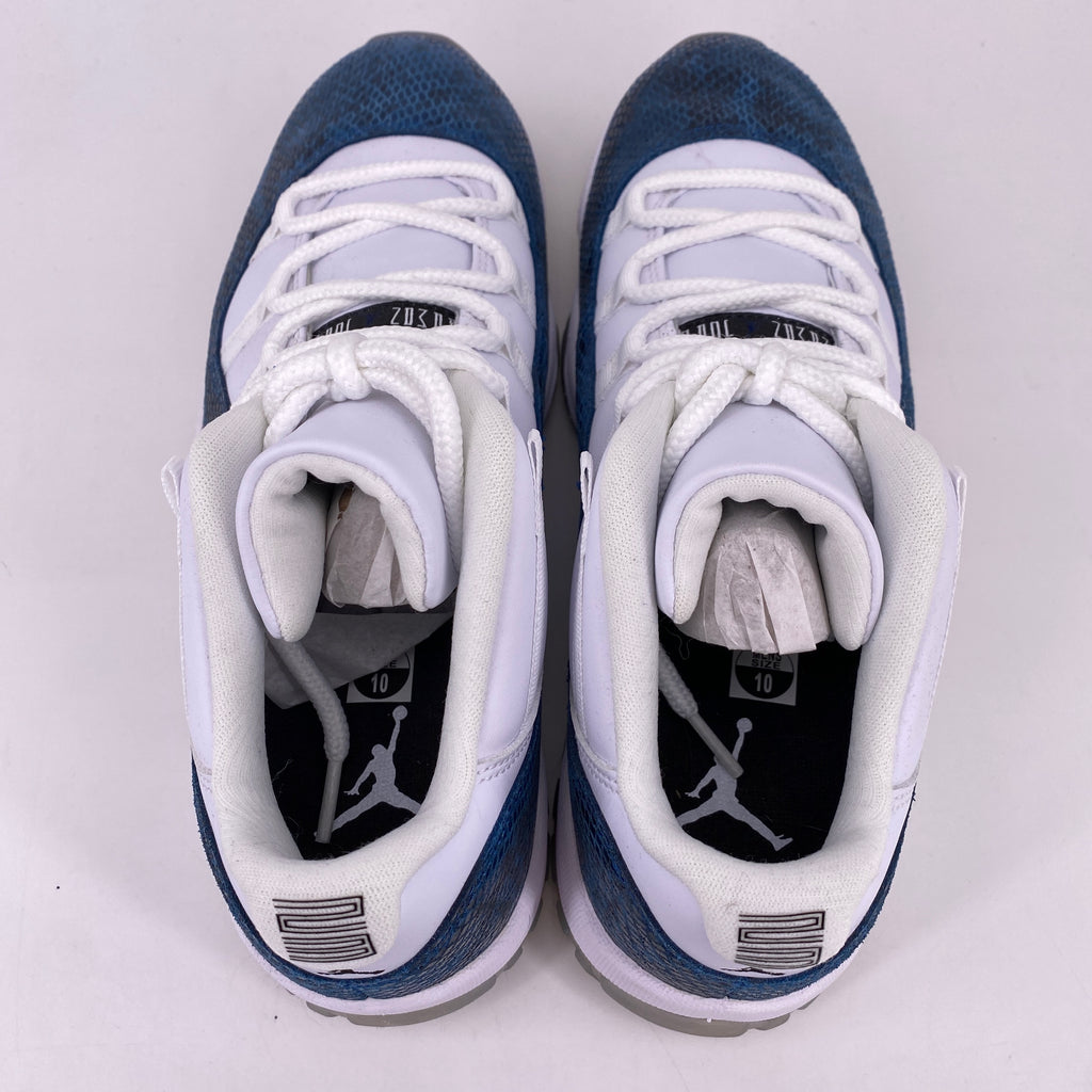 Air Jordan 11 Retro Low LE "Snake Navy" 2019 New Size 10