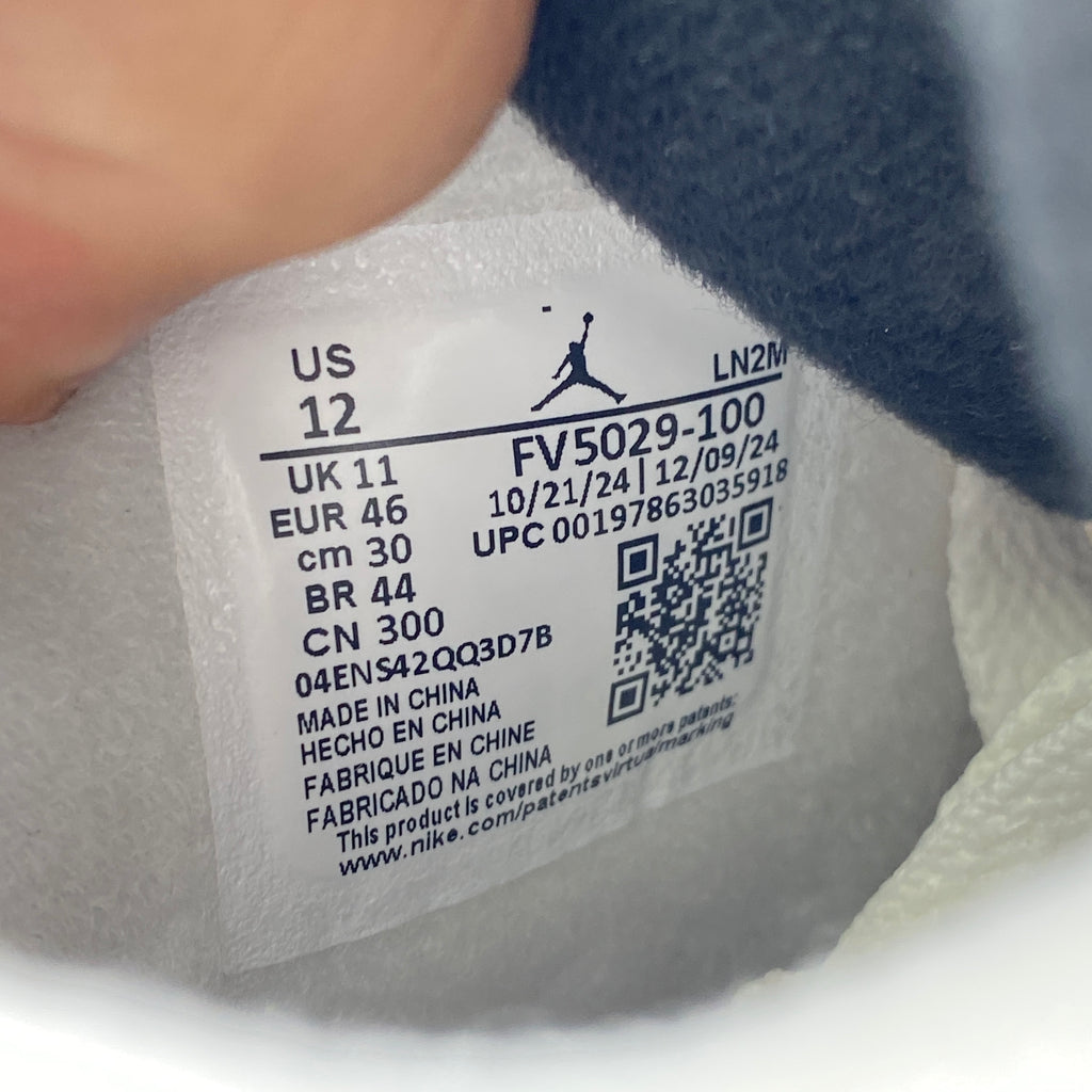 Air Jordan 4 Retro "White Cement" 2025 New Size 12