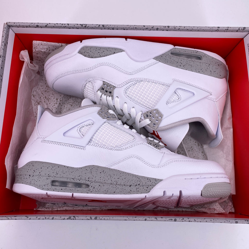 Air Jordan 4 Retro "White Oreo" 2021 New Size 12