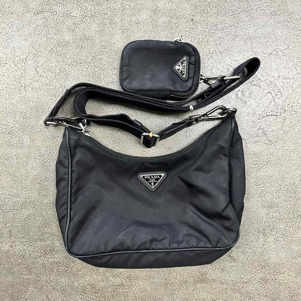 Prada Handbag "NYLON" Used Black