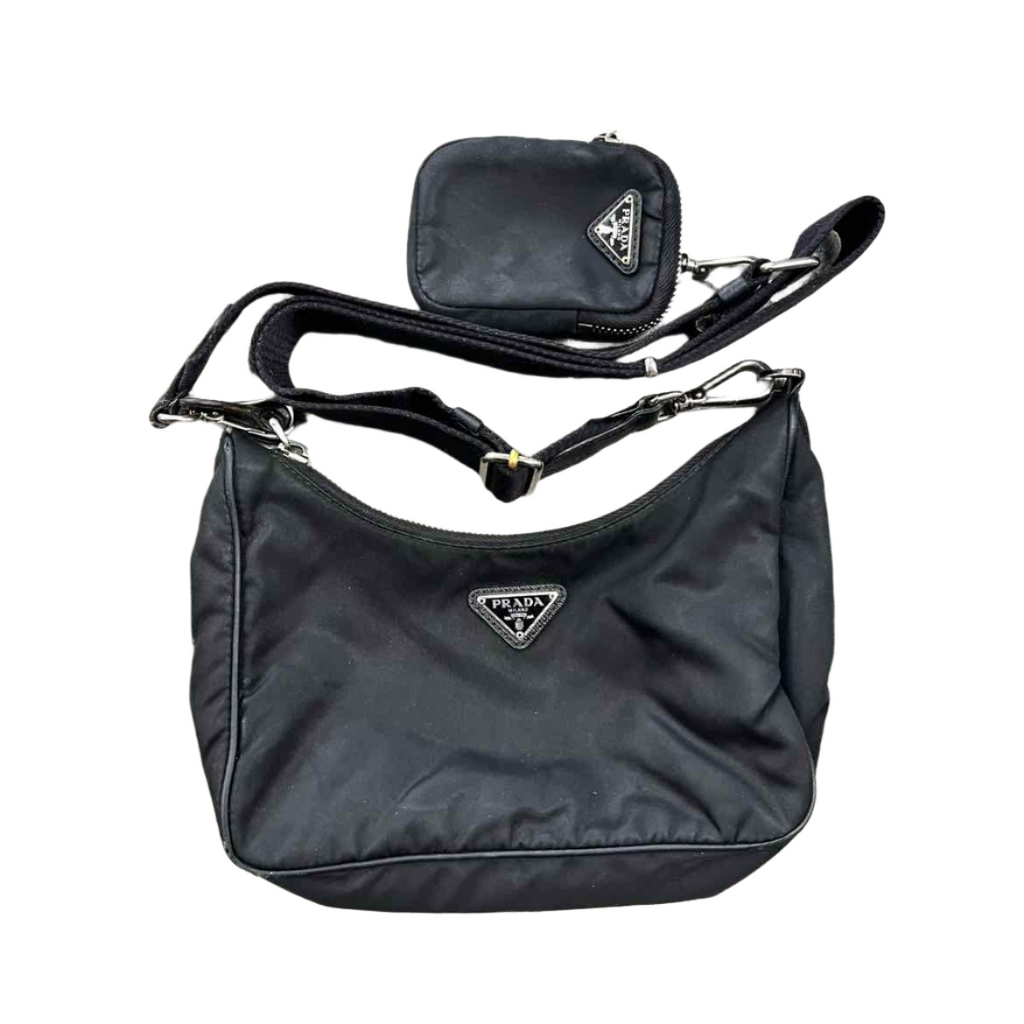 Prada Handbag "NYLON" Used Black