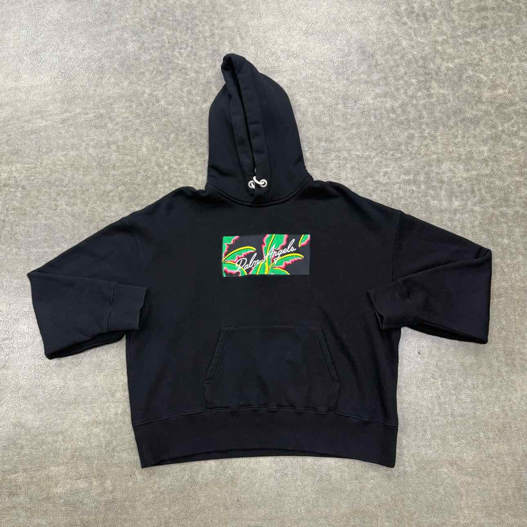 Palm Angels Hoodie "TROPICAL" Black Used Size S