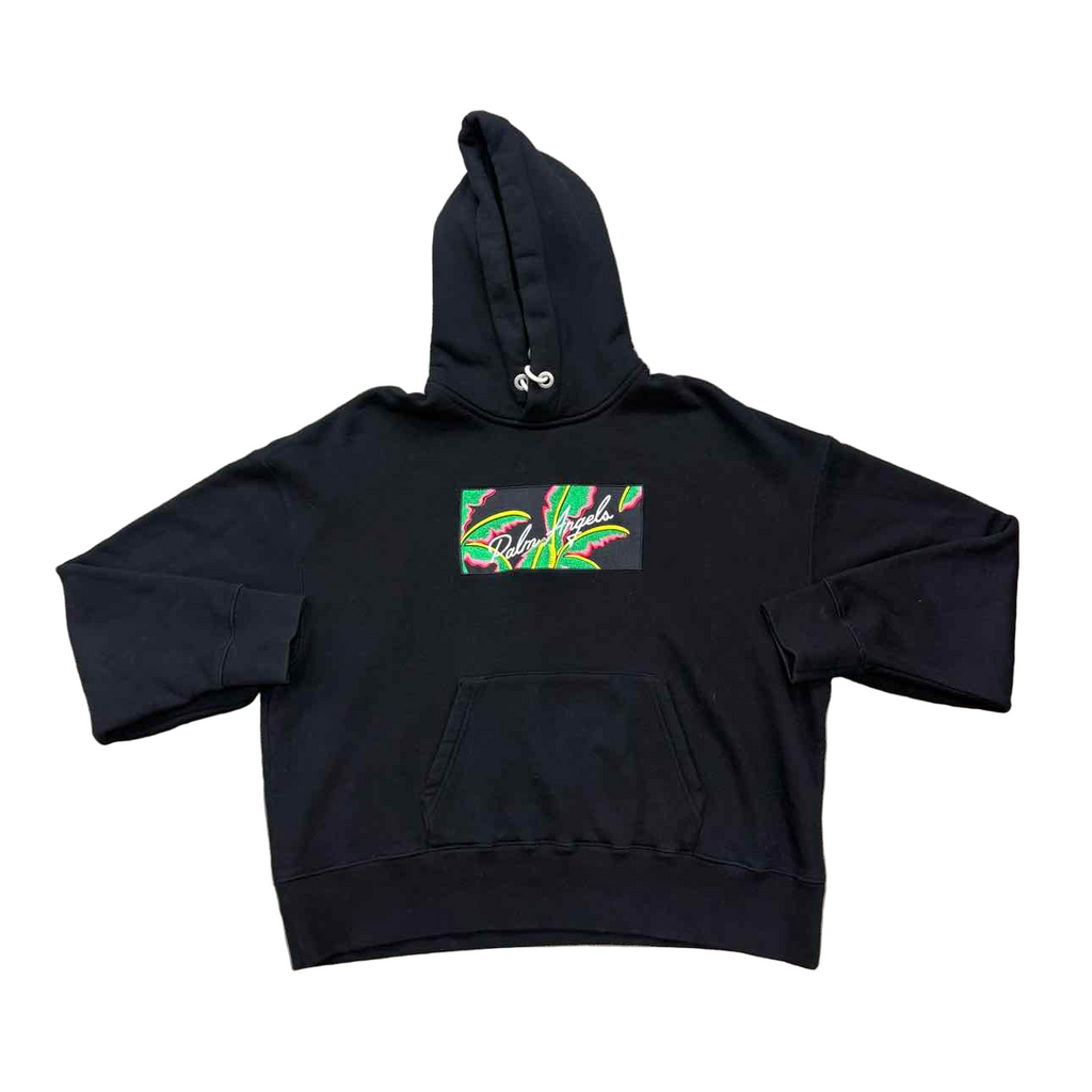 Palm Angels Hoodie "TROPICAL" Black Used Size S