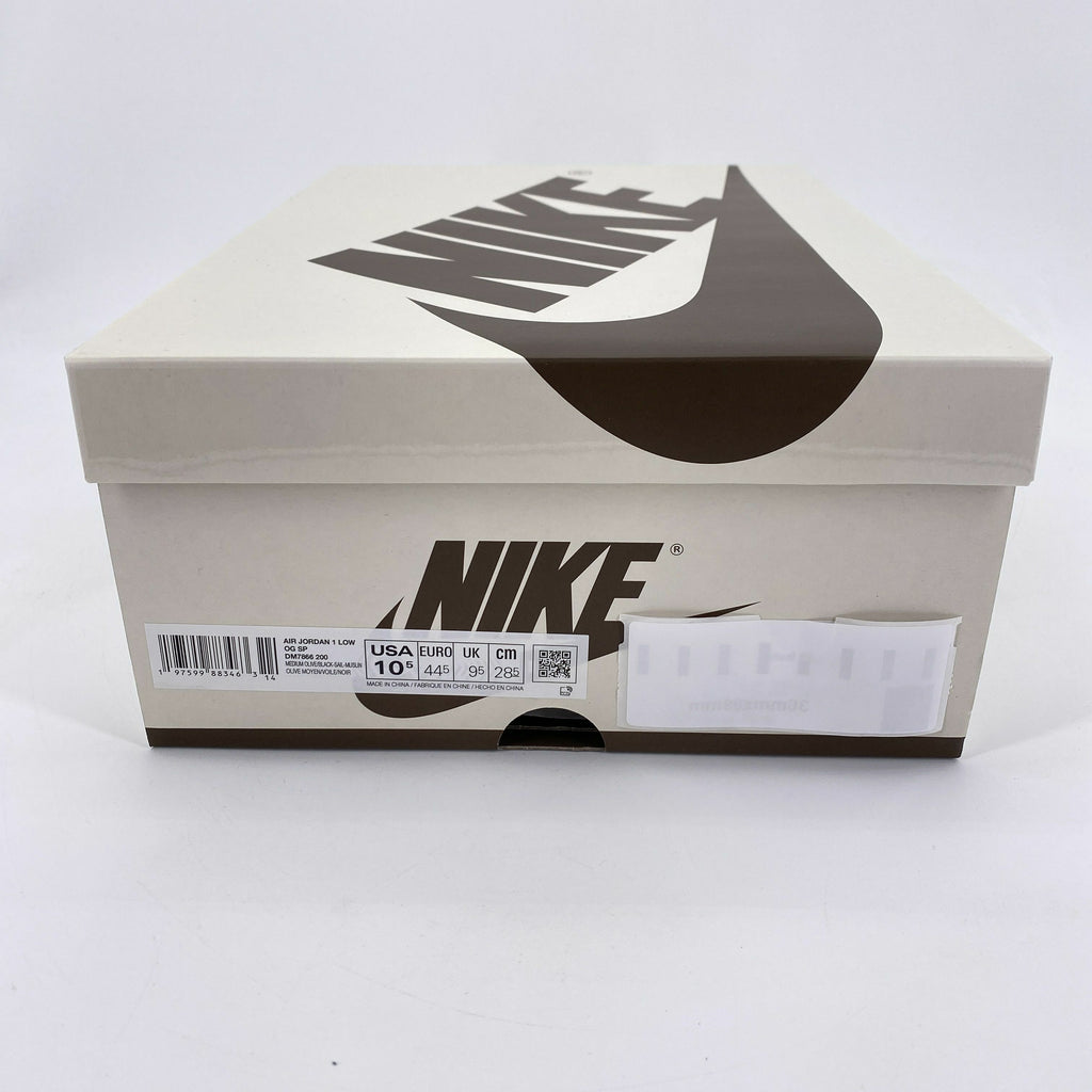Air Jordan 1 Low OG SP "Travis Scott Medium Olive" 2024 New Size 10.5