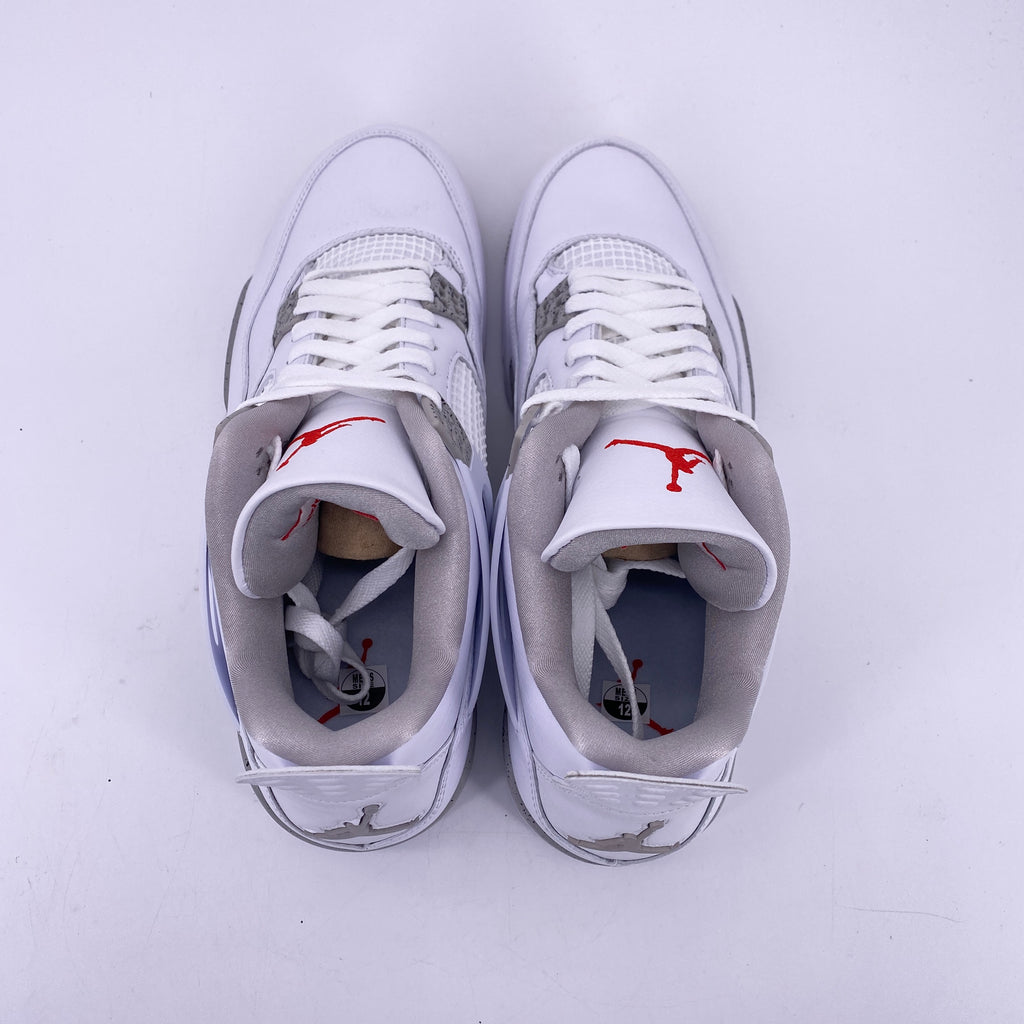 Air Jordan 4 Retro "White Oreo" 2021 New Size 12