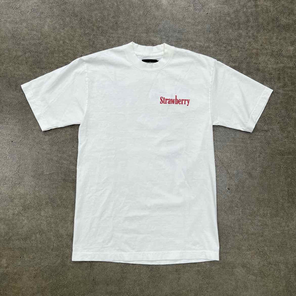 STRAWBERRY T-Shirt "COWBOY" Cream New Size S