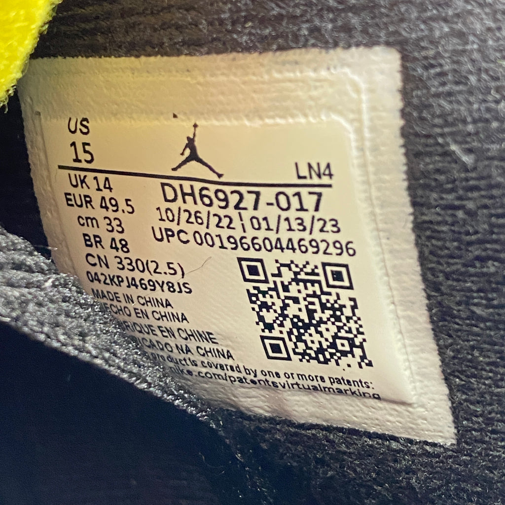 Air Jordan 4 Retro "Thunder" 2023 Used Size 15