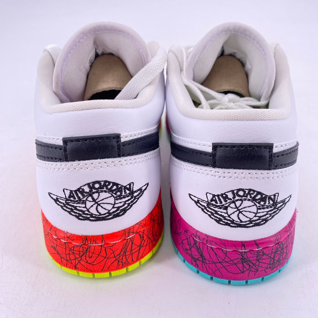 Air Jordan (GS) 1 Low "Multi-Color Midsoles" 2020 Used Size 4.5Y