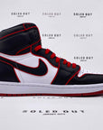 Air Jordan 1 Retro "Bloodline" 2019 New Size 10