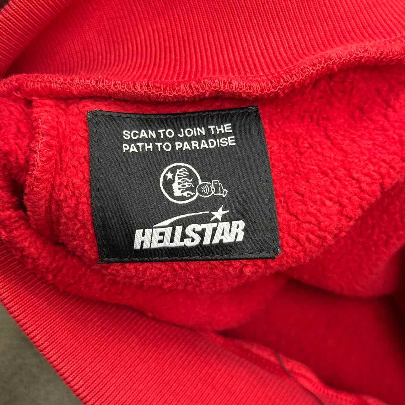 Hellstar Hoodie &quot;UNIFORM&quot; Red New Size S