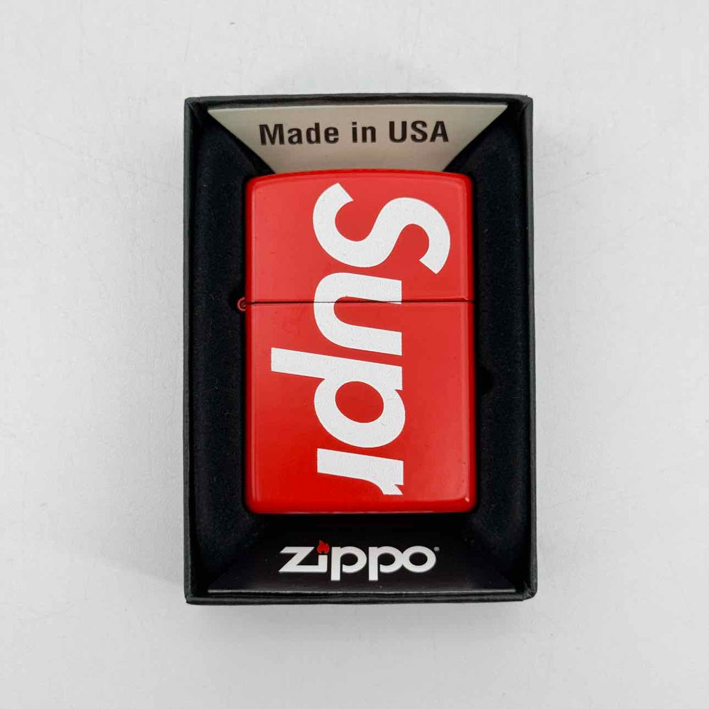 Supreme Lighter "ZIPPO" 2018 New Red