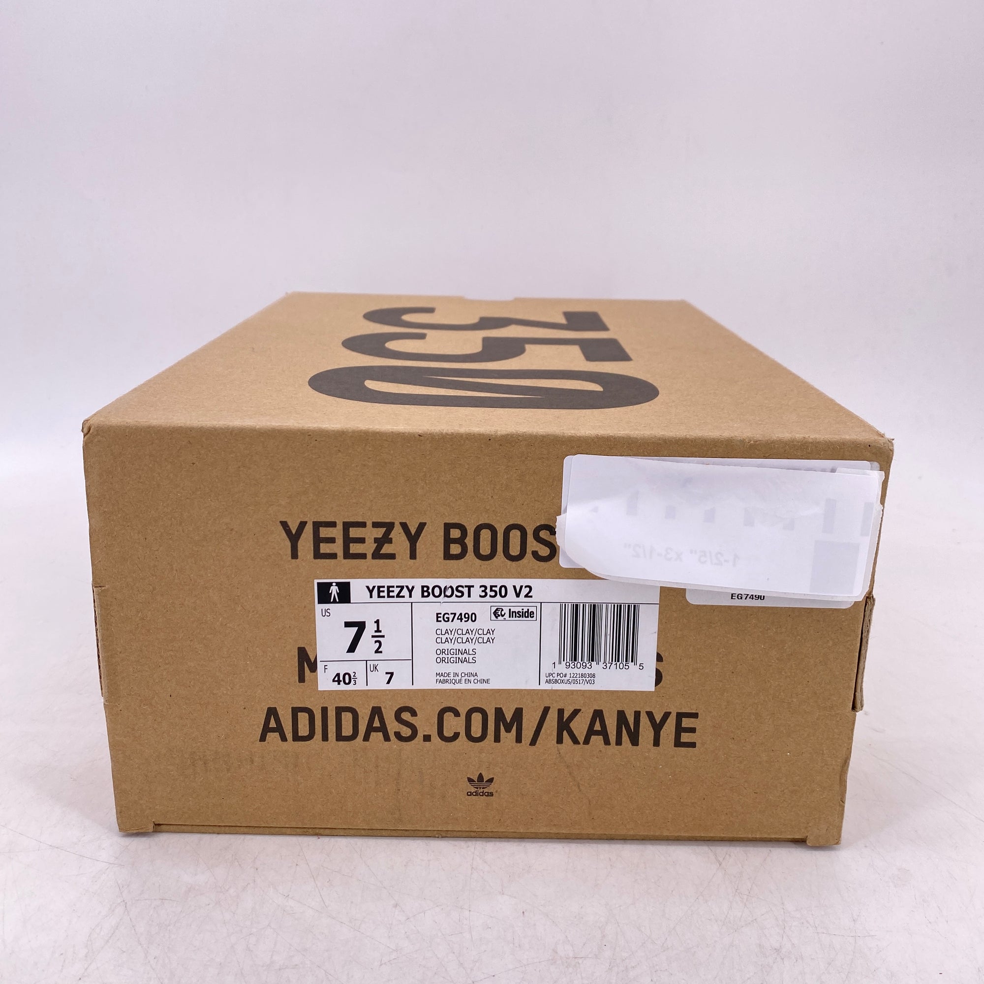 Yeezy 350 v2 &quot;Clay&quot; 2019 Used Size 7.5