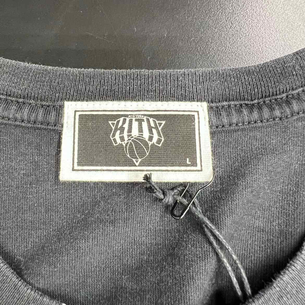 Kith T-Shirt "KNICKS CHAMPIONSHIP" Washed Black New Size L
