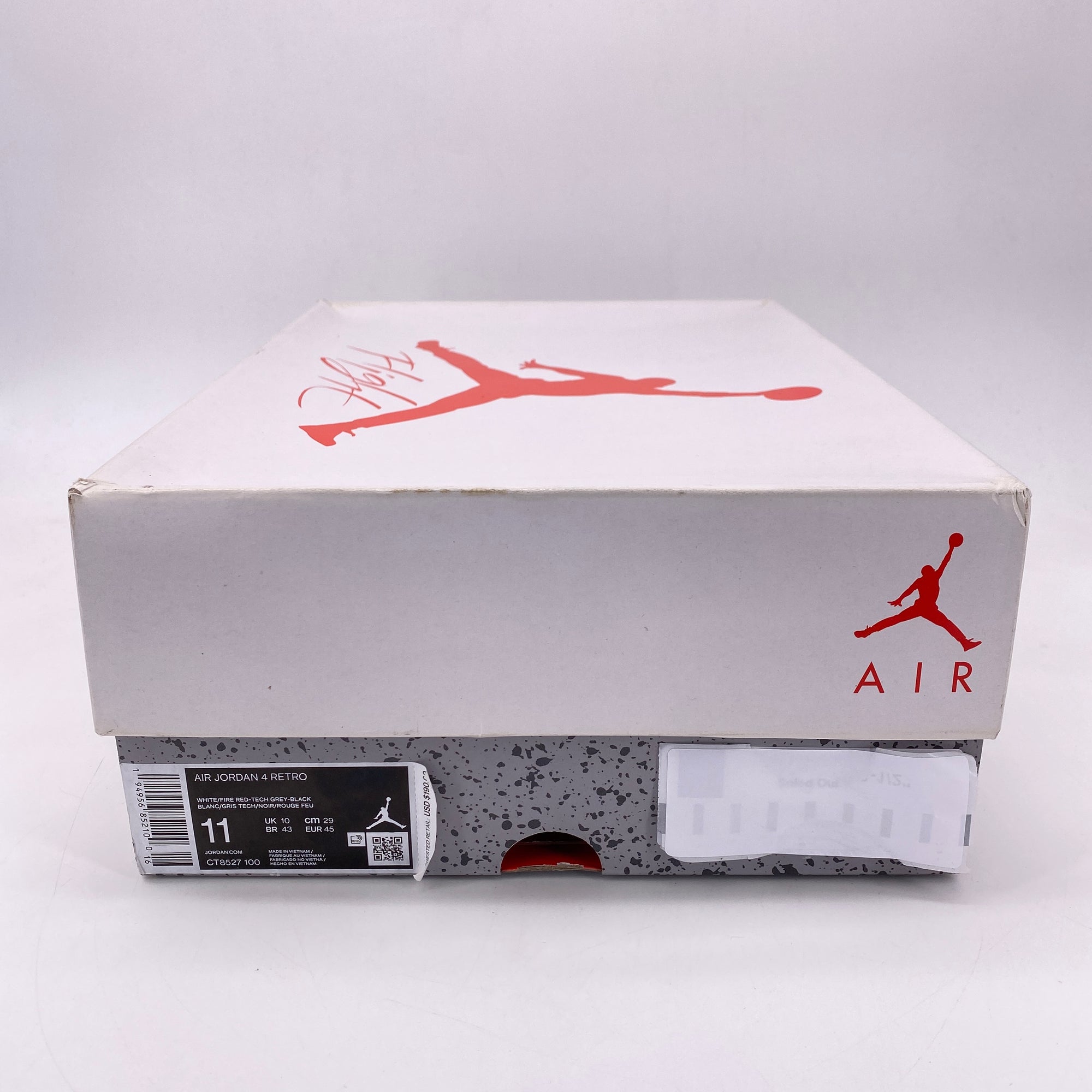 Air Jordan 4 Retro &quot;White Oreo&quot; 2021 Used Size 11