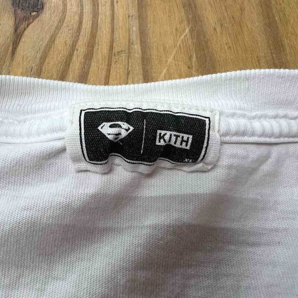 Kith T-Shirt "SUPERMAN" White Used Size XL