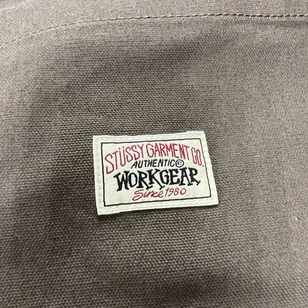 Stussy Pants "WORKGEAR" Brown Used Size 34 Stussy