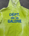 Gallery DEPT. Zip Up "FRENCH" Lime Green Used Size S