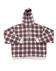 Kith Hoodie "PLAID" Red Used Size 2XL