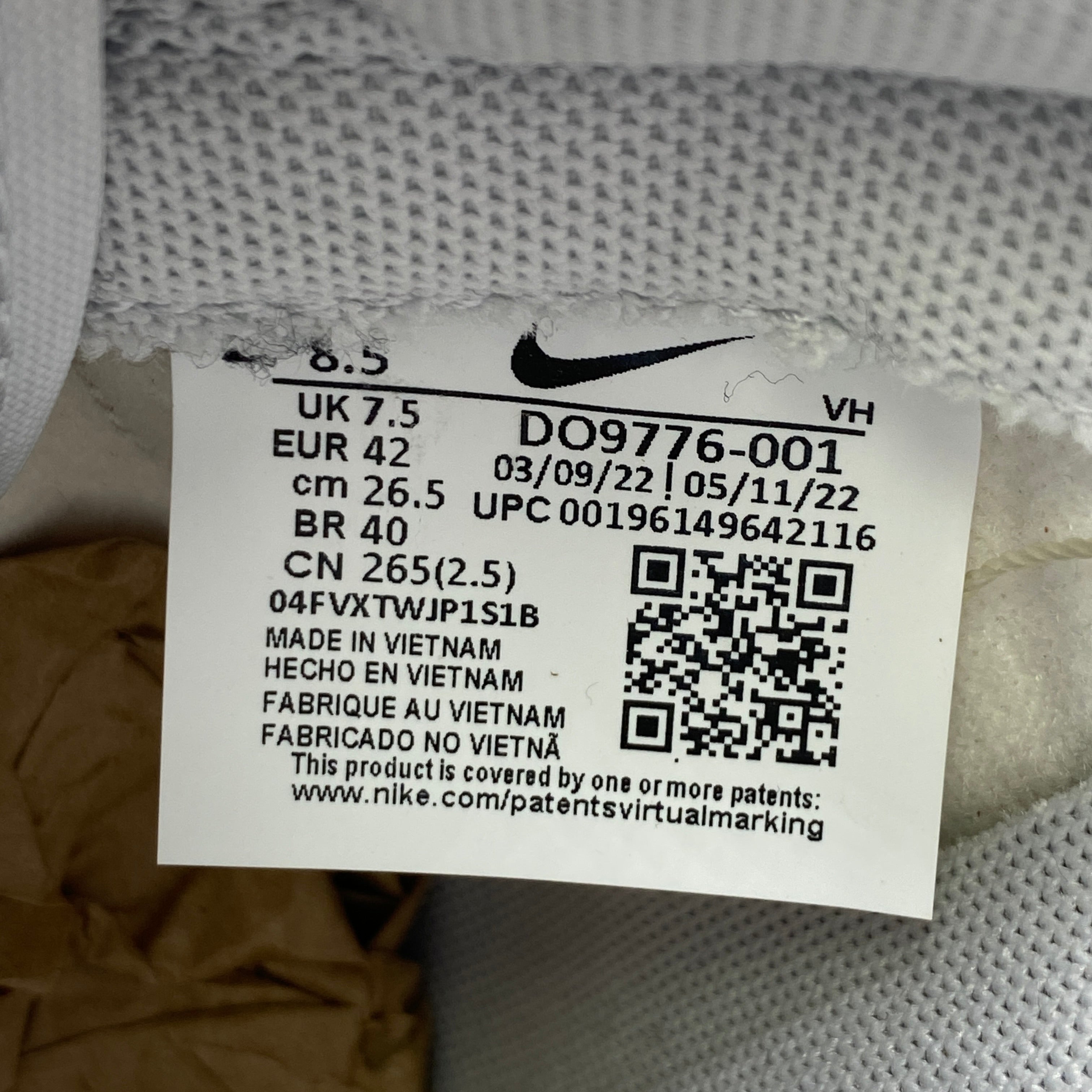 Nike Dunk Low "Certified Fresh" 2022 New Size 8.5