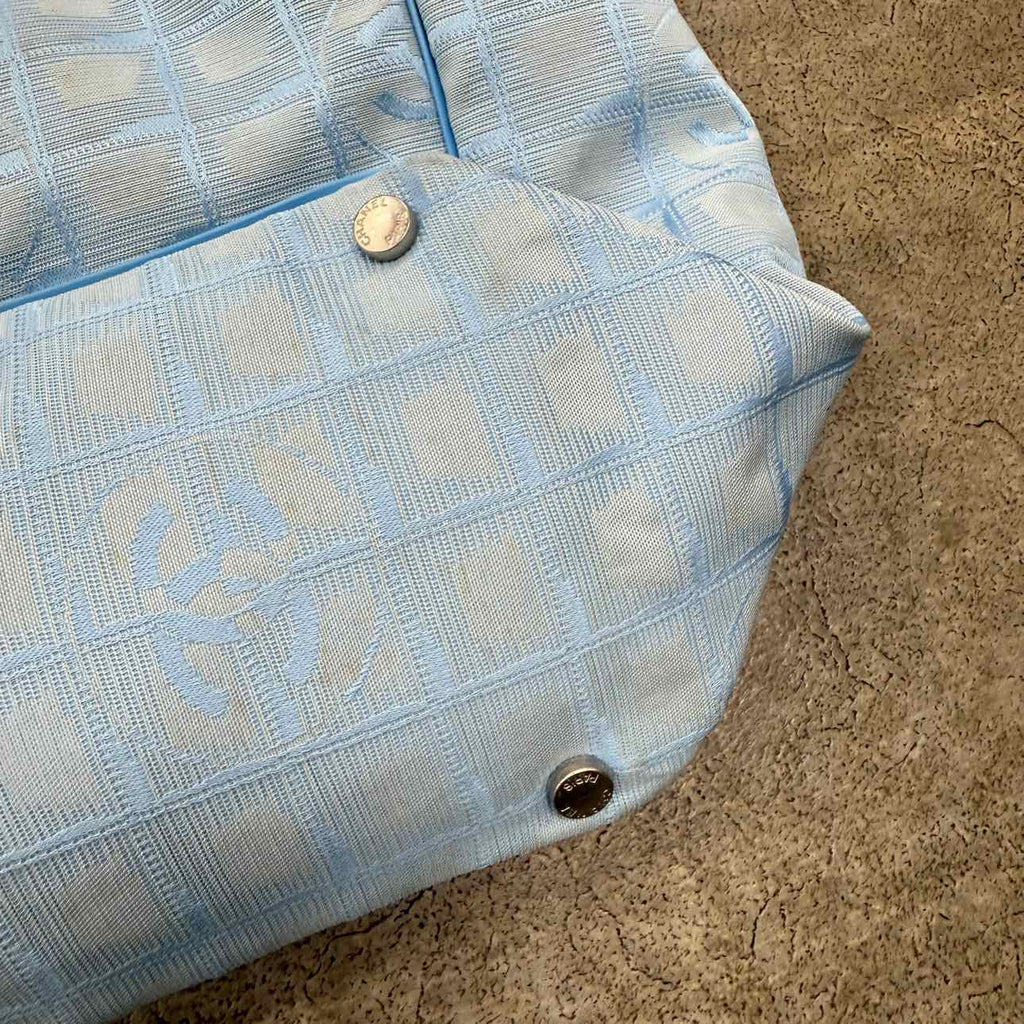 Chanel Tote Bag "MM TRAVEL COCO" Used Blue Size OS