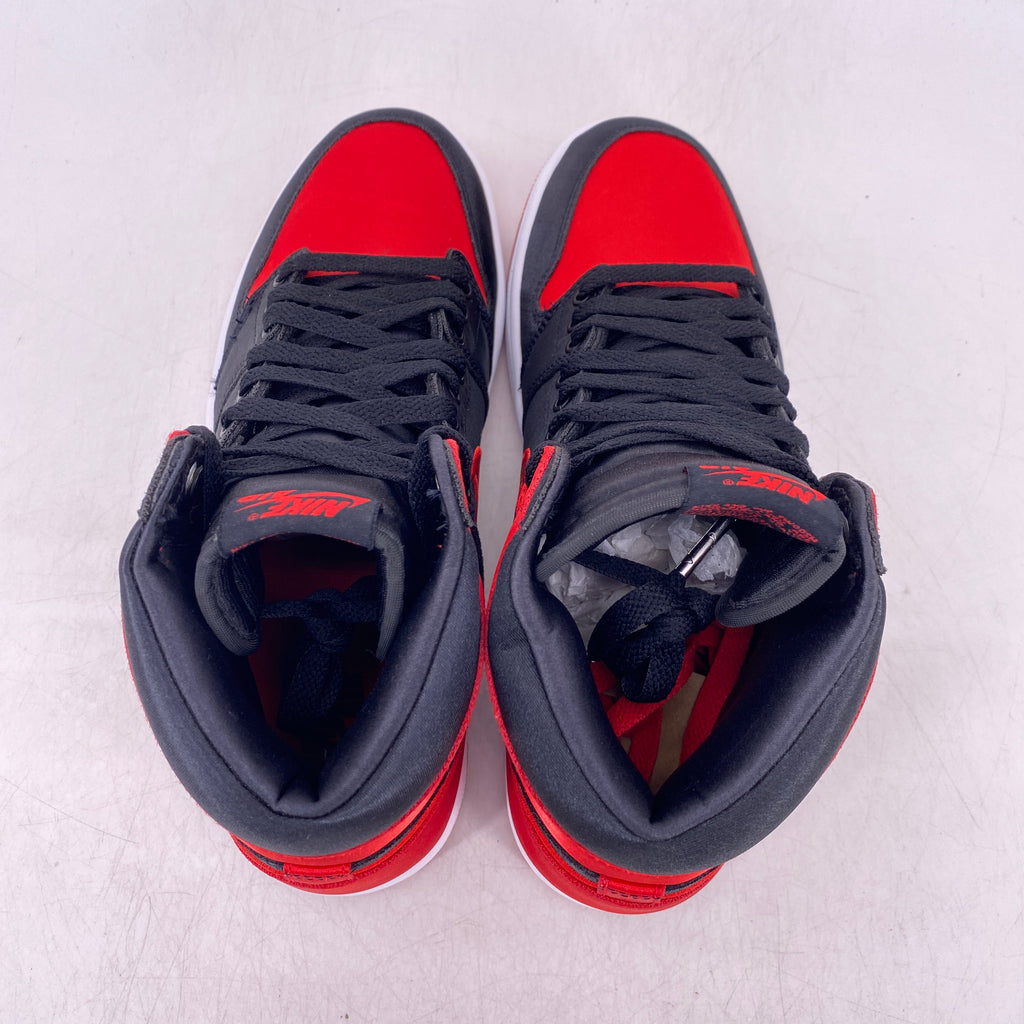 Air Jordan (W) 1 Retro High OG "Satin Bred" 2023 Used Size 10.5W
