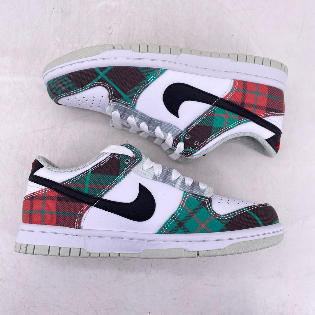 Nike (GS) Dunk Low SE "Tartan Plaid" 2023 New Size 4Y
