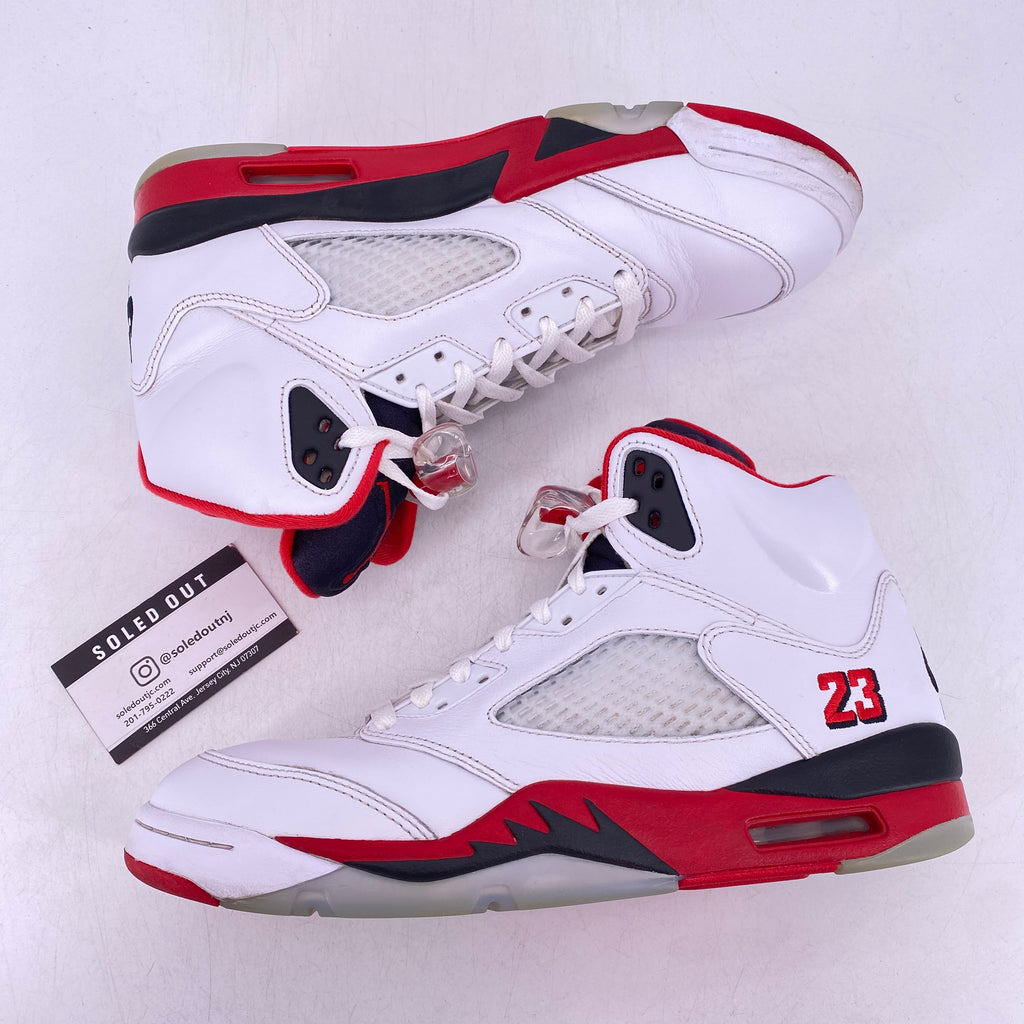 Air Jordan 5 Retro "Fire Red Black Tongue" 2025 Used Size 10