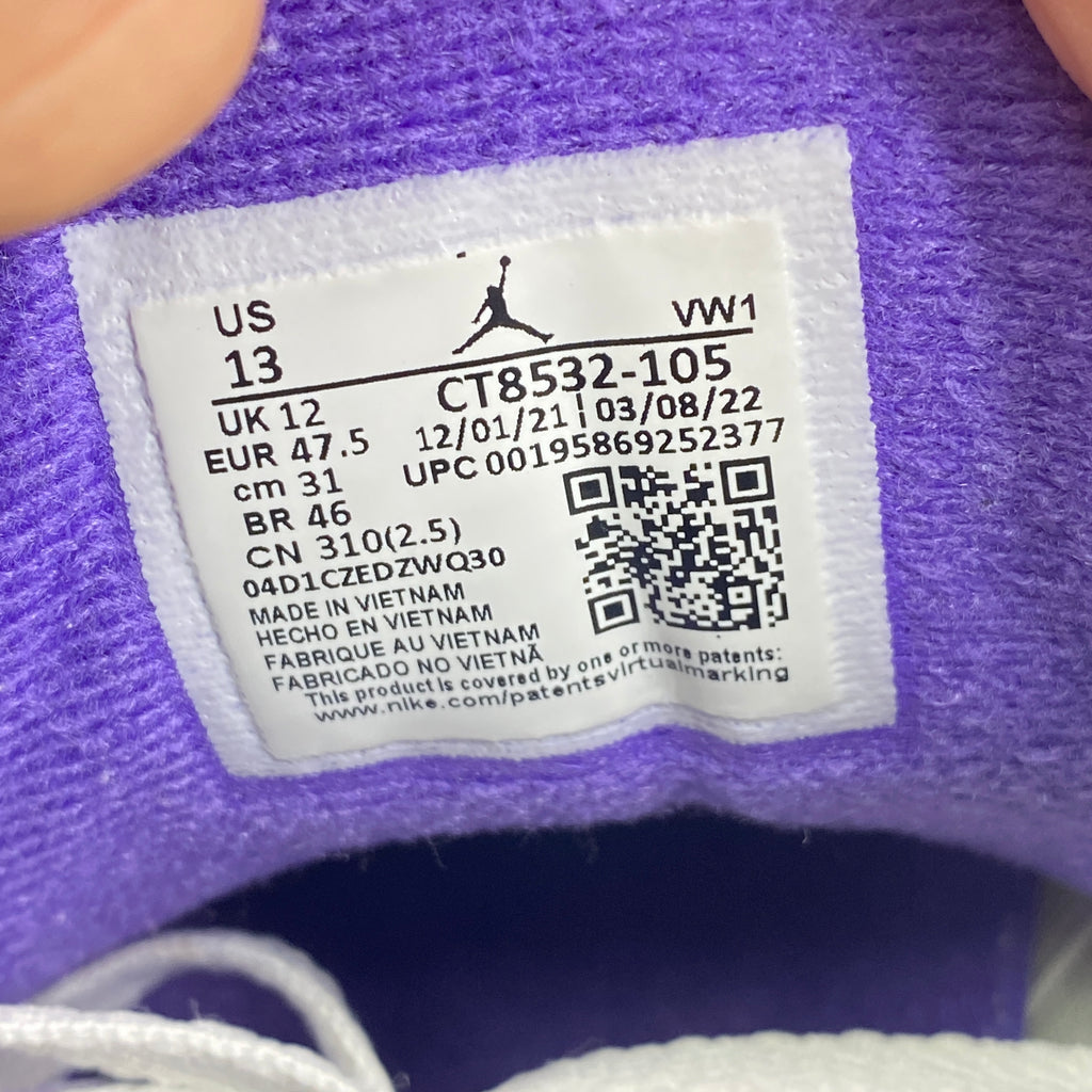 Air Jordan 3 Retro "DARK IRIS" 2023 Used Size 13