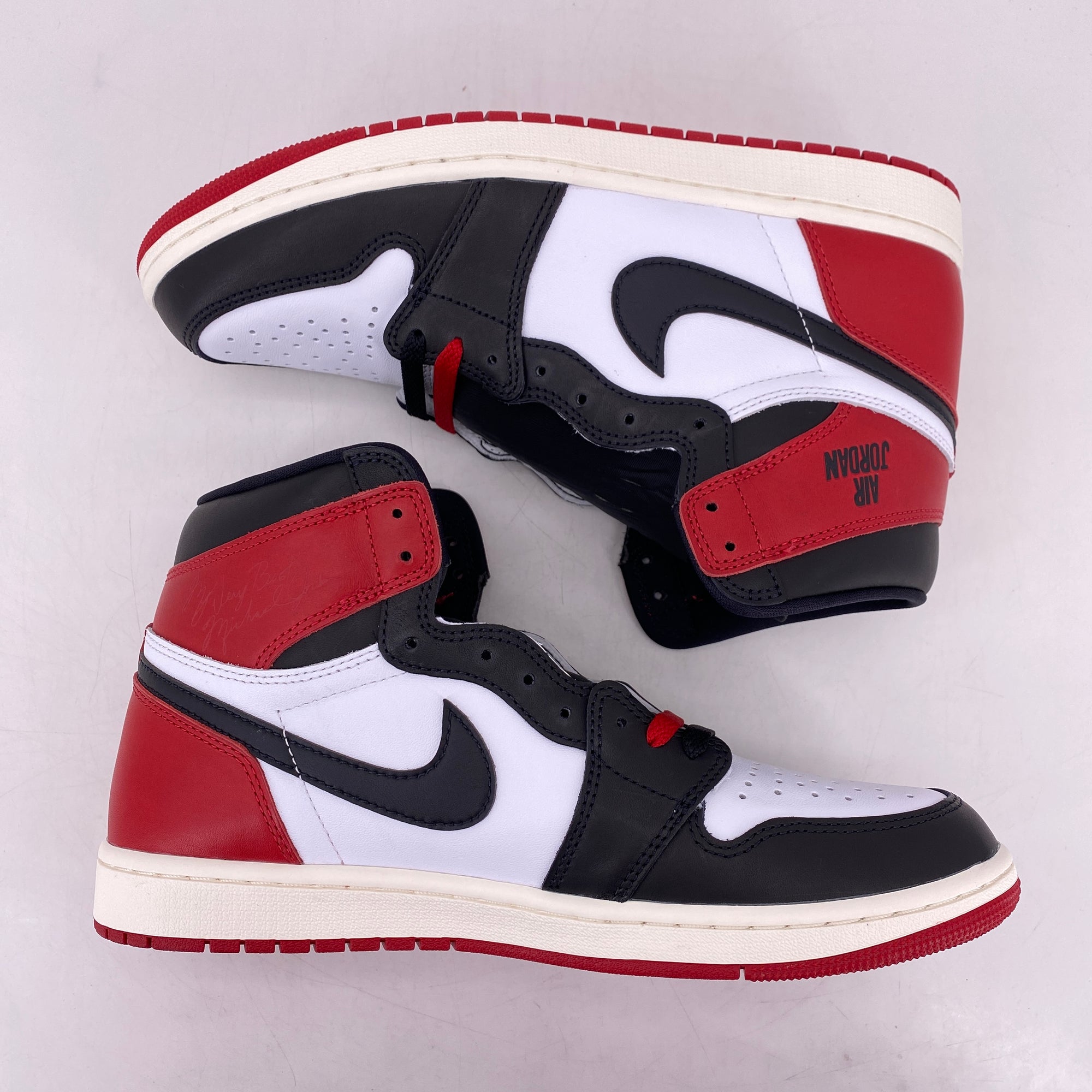 Air Jordan 1 Retro High OG &quot;Black Toe Reimagined&quot; 2025 New Size 10.5